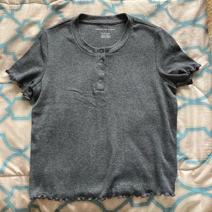 American Eagle Front Button Top